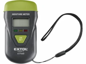 Extol-CRAFT Vlhkomer materiálov /LCD/ na drevo a omietky (EX417440)