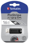 Verbatim PinStripe 16GB čierna Flash disk USB 3.0