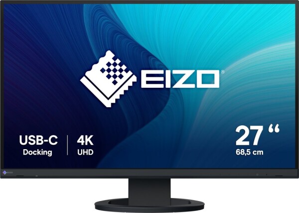 Eizo EIZO FlexScan EV2740S-BK - monitor LCD IPS 27", 4K UHD 3840 x 2160 (16:9), złącza USB-C (czarny)
