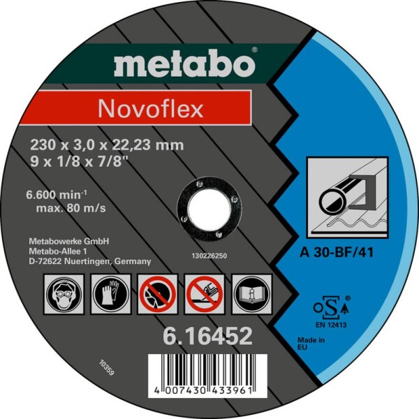 Metabo 616456000 rezný kotúč lomený 125 mm 25 ks kov; 616456000