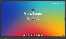 65" ViewSonic IFP6534 čierna / Interaktívny displej / 4K UHD / Dotykový / Android 14 EDLA / 3x HDMI (IFP6534)