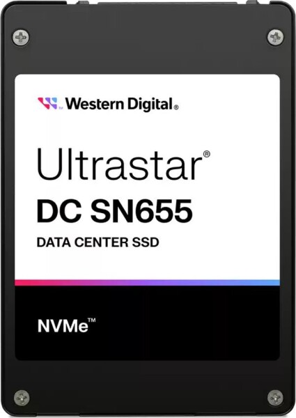 WD Western Digital Ultrastar DC SN655 U.3 15,4 TB PCI Express 4.0 3D TLC NAND NVMe