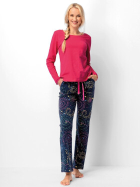 Pyžamo Key LNS 749 B25 long/r S-XL malina M