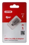 Unitek A1025GNI strieborná / Adaptér / USB-C na USB-A / OTG / 5 Gbps (A1025GNI)