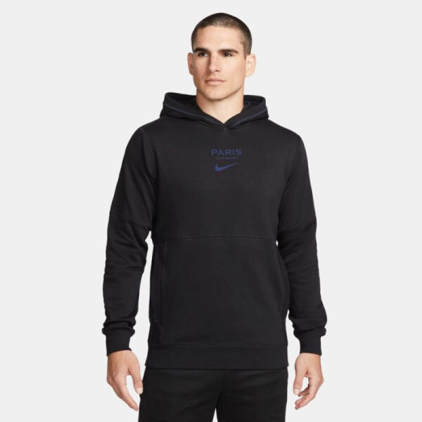 Pánska mikina s kapucňou PSG M DN1312-010 black - Nike XL