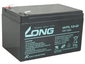 Long WPL12-12 / Olovený akumulátor / AGM / 12V / 12Ah / F2 / LongLife 9 rokov (PBLO-12V012-F2AL)