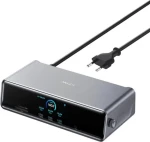 Anker Nano Dokovacia stanica 14v1 sivá / 140W / 3xUSB-C / 4xUSB-A / 2xHDMI / 1x DP / 1xRJ45 / MicroSD slot (A83B33A1)
