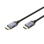 Unitek DisplayPort 1.4 kábel čierna, sivá / Kábel DisplayPort / 8K 60Hz / 4K 240Hz / DSC / 1,5 m (C1628GY01-1.5M)