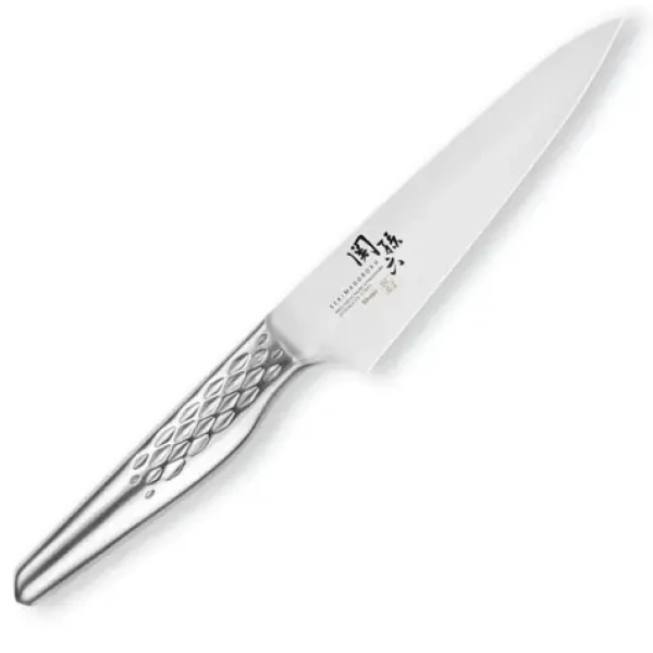 KAI Kuchynský nôž Sekimagoroku Shoso / 12 cm / nerezová oceľ 5CR15MoV / celokovové prevedenie (AB-5163)