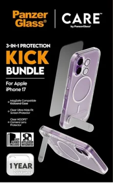 PanzerGlass Bundle 3v1 Kick / Ochranná sada / iPhone 17 / Temperované sklo