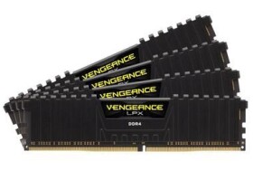 Corsair Vengeance LPX Black B 32GB (4x8GB) 3200MHz / DDR4 / PC4-25600 / CL16-18-18-36 / 1.35V / XMP2.0 / s chladičom (CMK32GX4M4B3200C16)