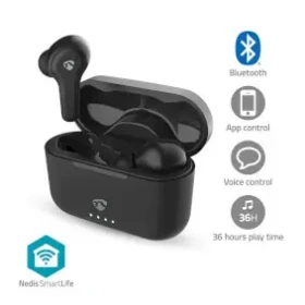Nedis Plne bezdrôtové slúchadlá / Hybrid (ENC + ANC) / Bluetooth / Ovládanie dotykom (HPBT2475BK)