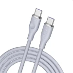 VOLTME Powerlink Moss Series CTC Kábel USB-C(M) 5A/100W 1.8m šedá / 2x USB-C(M) (C2040)