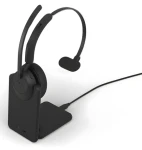 JABRA Evolve3 45 Mono MS Link 390c + nabíjací stojan čierna / Bezdrôtové slúchadlá / Bluetooth / USB-C / 36 h batéria (34599-899-889)