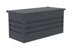 G21 Denver antracitová / Záhradný box / Plechový / Objem 400 l (ZB-G21-499A)