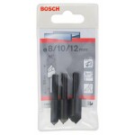 Bosch Accessories 2608596667 sada kužeľových záhlbníkov 3-dielna 8 mm, 10 mm, 12 mm HSS valcová stopka 1 sada; 2608596667