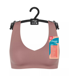 Dámska podprsenka ZERO Feel 2.0 Bralette - BROWN - hnedá 1141 - SLOGGI BROWN XS