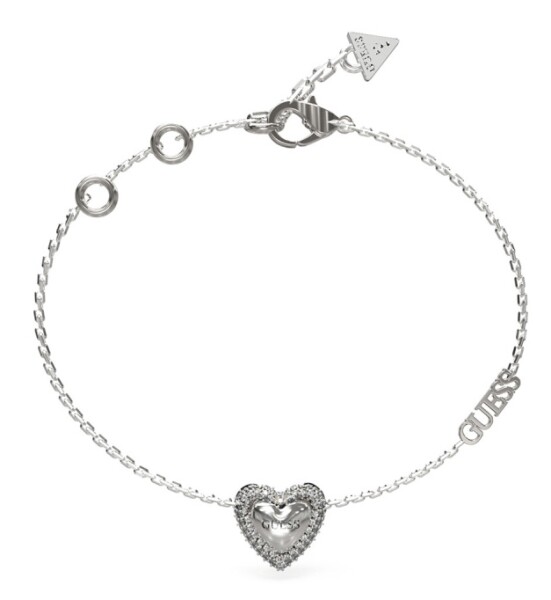Guess Romantický oceľový náramok Beloved JUBB05022JWRH 18,5 cm