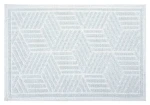 Spirella CUBO kúpeľňová predložka 50 x 80 cm biela / bavlna / protišmyková
