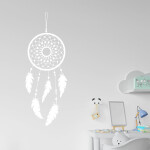 Veselá Stena Samolepka Lapač snov ornament Farba: fialová, Veľkosť: 80 x 31 cm