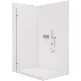 CERANO - Sprchová zástena Walk-in Orbis Ľ/P - 8 mm - chróm, transparentné sklo - 80x200 CER-682234