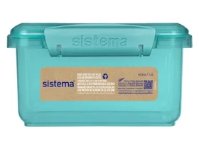 Sistema Ocean Bound Lunch PLUS Olovrantový box s príborom 1.2 l mätová (8592001423572)