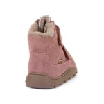 Dievčenská zimná barefoot obuv ZERU TEX FURRY Dark pink, Froddo, G2110149-6 - 29