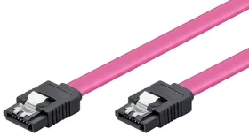 MicroConnect Prepojovací kábel SATA 7pin - SATA 7pin 0.3m fialová / SATA I (SAT15003C)