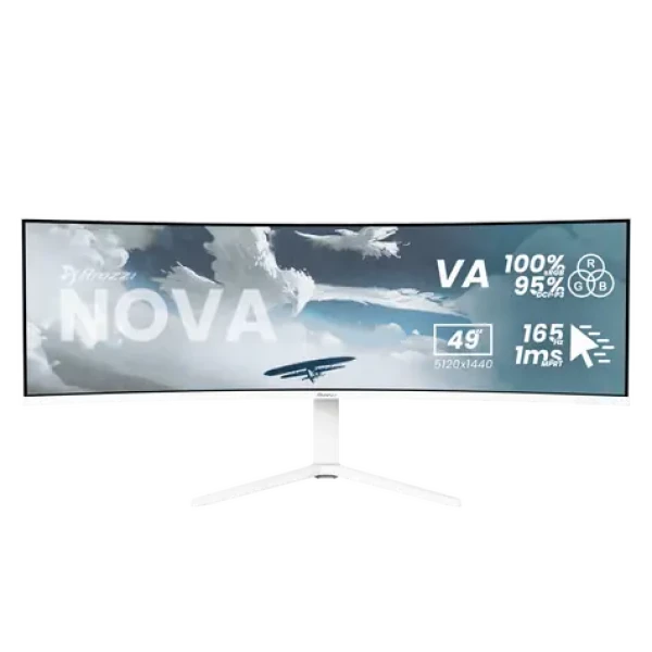 49" Arozzi Nova biela / Monitor / VA / 5120×1440 / 165Hz / 1500R / HDR10 (AZ-NO-49TUW165-WT)
