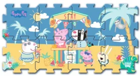 Trefl - Puzzle - Penové puzzle Prasiatko Peppa: Letné prázdniny