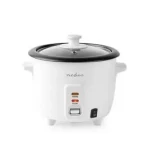 Nedis KARC06WT biela / Ryžovar / 300 W / 0.6 l / nepriľnavý povrch / automatické vypnutie (KARC06WT)