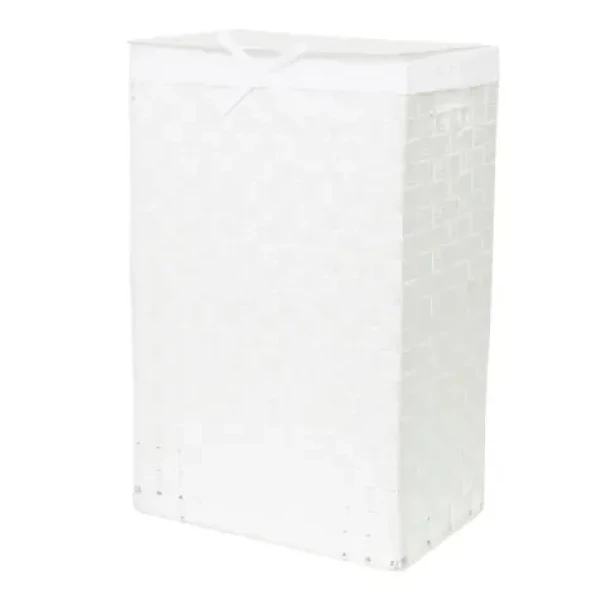 Compactor Stan Kôš na bielizeň s vekom 55 L biely / 25 x 38 x 60 cm (3370910074260)