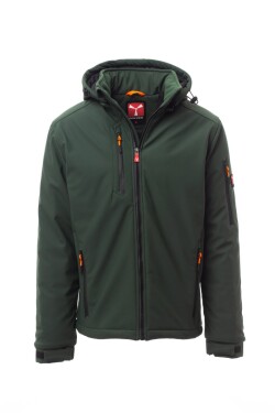 Zateplená softshell bunda Payper CREEK PAD Farba: Zelená, Veľkosť: XL (S00330048907018XL)