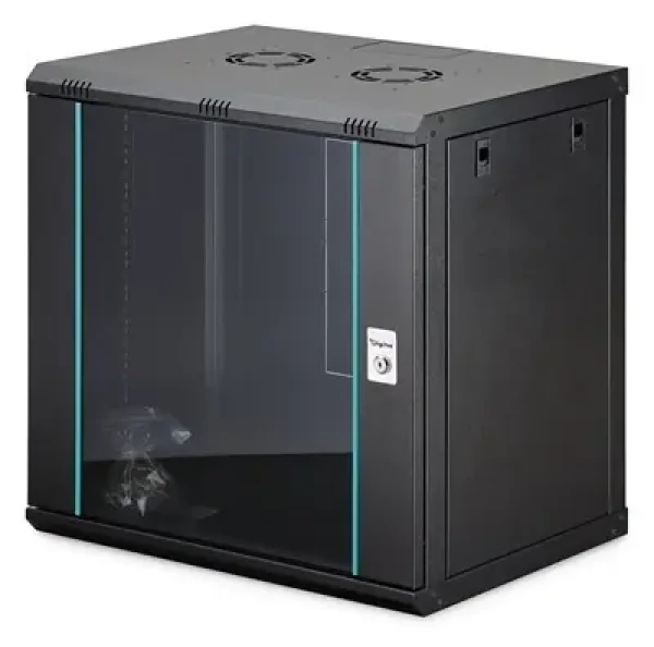 Digitus DN-37109 Dynamic-N 12U čierna / Rozvádzač nástenný / 19" / 600x450mm / nezmontovaný (DN-37109)