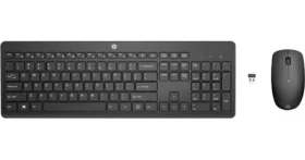 HP 235 Combo čierna / Bezdrôtový set / Klávesnica + myš / USB / CZ/SK/ENG