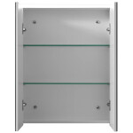 CERANO - Kúpeľňová zrkadlová skrinka s LED osvetlením Avia - biela matná - 55x70x16,5 CER-661888