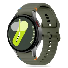 Tech-Protect Silicone Šport zelený / Remienok / pre Samsung Galaxy Watch 4/5/5 Pro/6/7/FE