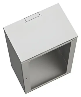 Solarix SENSA-18U-64-11-G / Rozvádzač / Nástenný / 18U / 400 mm / sklenené dvere / RAL 7035 (83000089L)