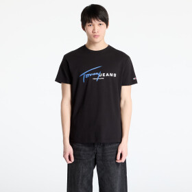 Tričko Tommy Jeans Regular Signature Dna Tee Black S