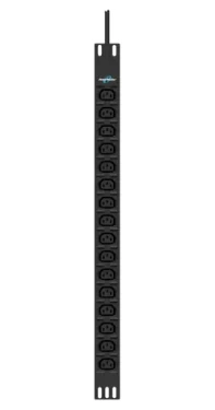 PowerWalker PHB21 čierna / PDU / 16x C13 / IEC C20 vstup / 0U vertikálne (10133023)