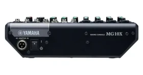 Yamaha MG10X CV čierna / Mixážny pult / 10 kanálov / 4X XLR combo / 2x XLR výstup / Displej (CMG10XCV)