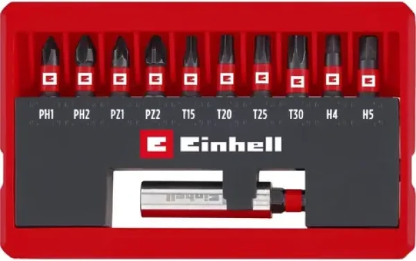 Einhell Sada rázových bitov / 25 mm / 11 ks (49118673)