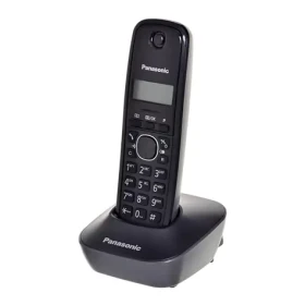 Panasonic KX-TG1611 čierna / Bezdrôtový telefón / DECT / CLIP / Telefónny zoznam 50 / Čas hovoru 15 h (KX-TG1611PDH)