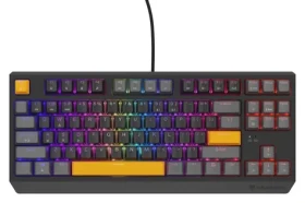 Genesis Thor 230 TKL RGB Outemu Red šedá / Herná klávesnica / Mechanická / US layout / USB (NKG-2081)
