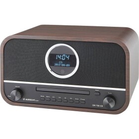 Albrecht DR 790 27790 CD-rádio, DAB+, FM, AUX, Bluetooth, CD, hnedá; 27790