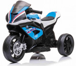 Mamido Mamido Detská elektrická motorka BMW HP4 2x45W | EKO koža modrá