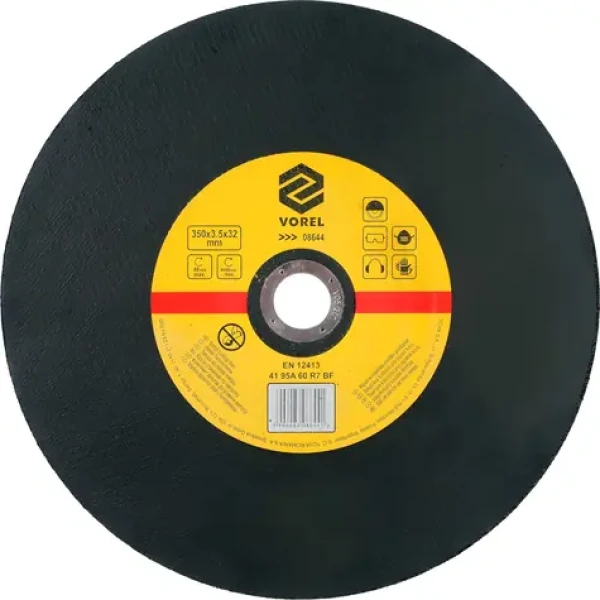 Vorel Rezný kotúč na kov 350 mm / Rezný kotúč na kov / 350 x 32 mm / hrúbka 3,5 mm