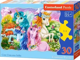 Castorland 03822 Puzzle Jednorožce
