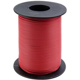 Donau Elektronik 125-S50-0 opletenie / lanko 1 x 0.25 mm² červená 50 m; 125-S50-0