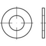 Podložka 27.5 mm 55 mm ocel 100 ks TOOLCRAFT 159235; 159235
